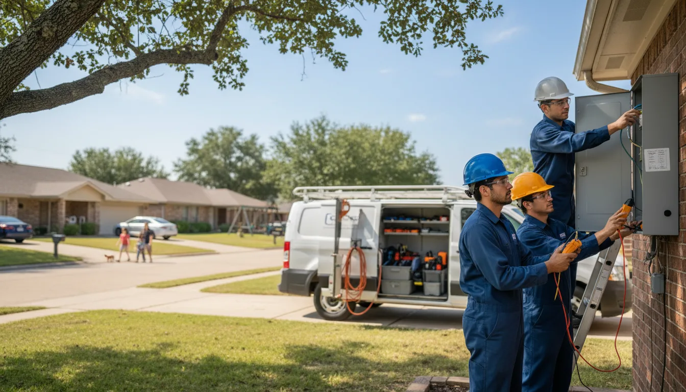 Certified electrician providing emergency electrical services in Arabi, GA